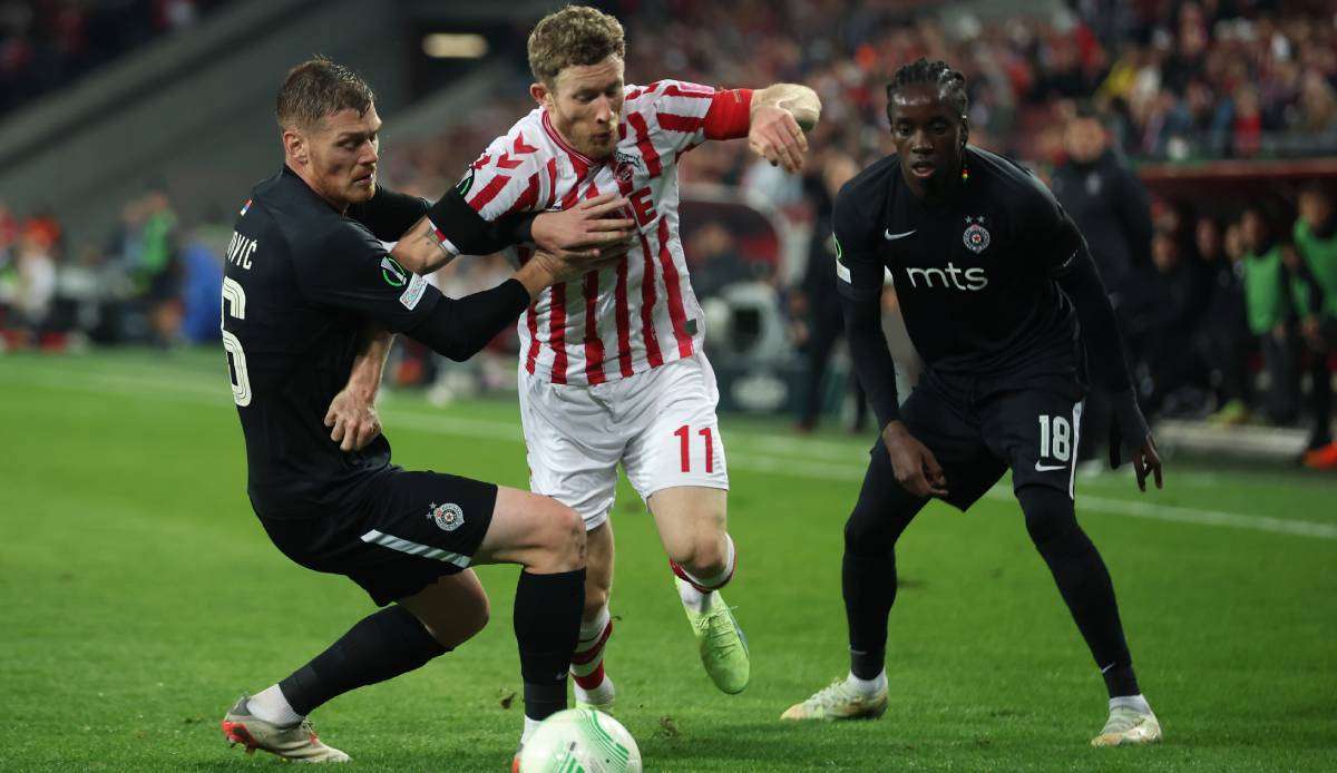 Der 1. FC Köln verlor in der vergangenen Woche gegen Partizan Belgrad mit 0:1.