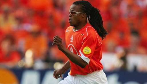 Edgar Davids nahm für Holland an drei Europameisterschaften und einer Weltmeisterschaft teil