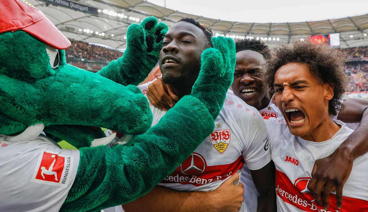 Silas Katompa Mvumpa war beim ersten Saisonsieg des VfB Stuttgart der Mann des Spiels.