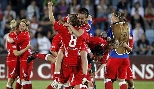 Turbine Potsdam gewann das Champions-League-Finale 2010 gegen Olympique Lyon