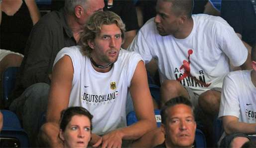 Dirk Nowitzki besuchte im Sommer unter anderem die U-17-WM in Hamburg