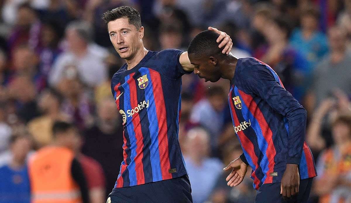 Ousmane Dembélé und Robert Lewandowski zeigten gegen Bilbao eine starke Leistung im Trikot des FC Barcelona.