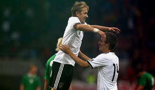 Lewis Holtby (l.) und Patrick Hermann (r.) waren gegen Nordirland beide erfolgreich