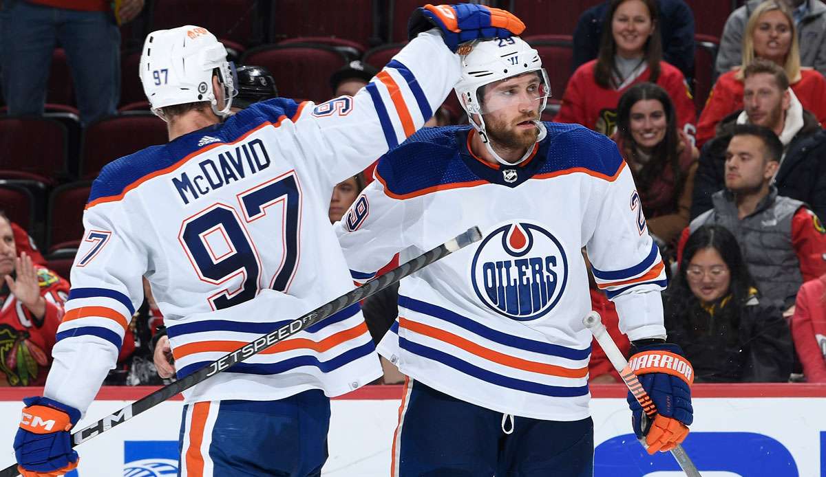 Leon Draisaitl hat die Oilers zum Sieg geführt.