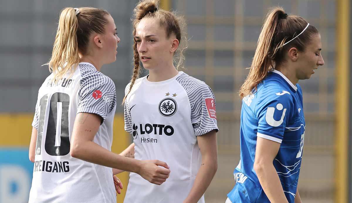 Laura Freigang traf für Eintracht Frankfurt im Spiel gegen die TSG Hoffenheim.