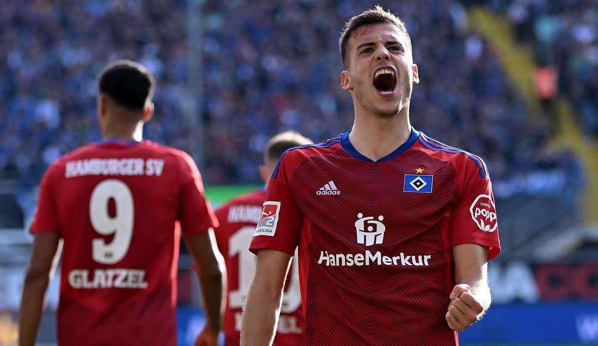 Laszlo Benes erzielte den Siegtreffer für den HSV beim Sieg gegen den SC Paderborn.