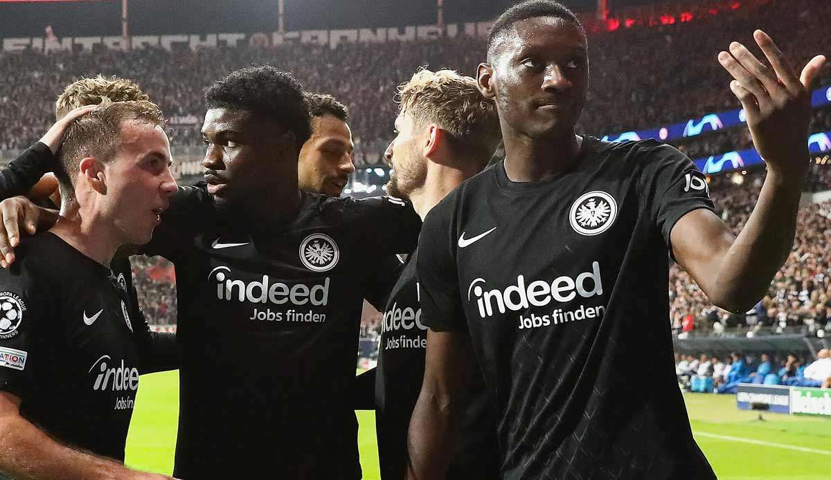 Randal Kolo Muani hat in 19 Pflichtspielen für Eintracht Frankfurt fünf Tore erzielt und neun vorbereitet.