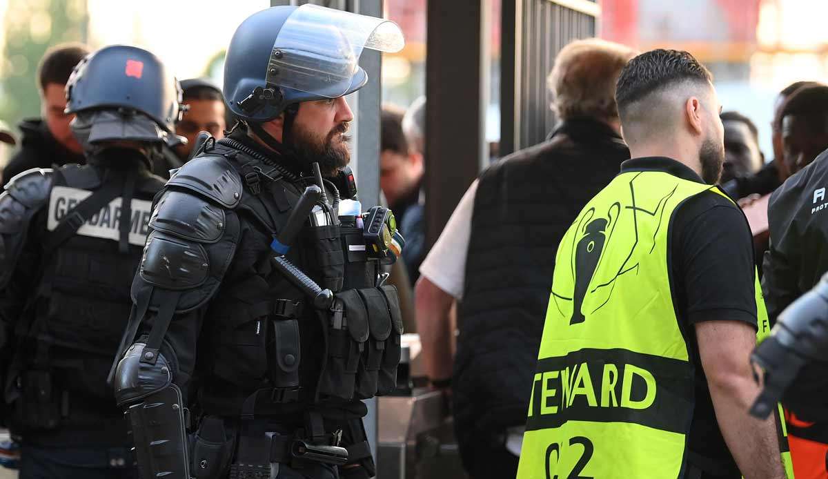 Beim Champions-League-Finale in Paris kam es zu teils chaotischen Szenen.