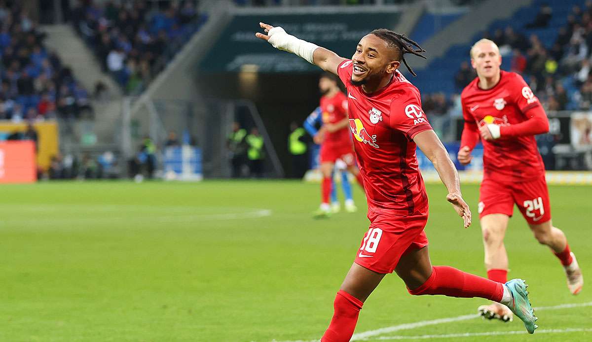 Nkunku hat RB in Sinsheim zum Sieg geschossen.