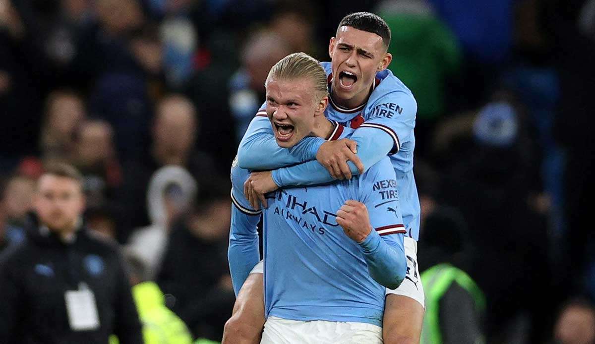 Erling Haaland traf in der Nachspielzeit gegen Fulham zum Sieg für ManCity.