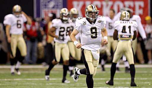 Erstes Spiel, erster Sieg: Drew Brees kann mit dem Start in die NFL-Saison zufrieden sein