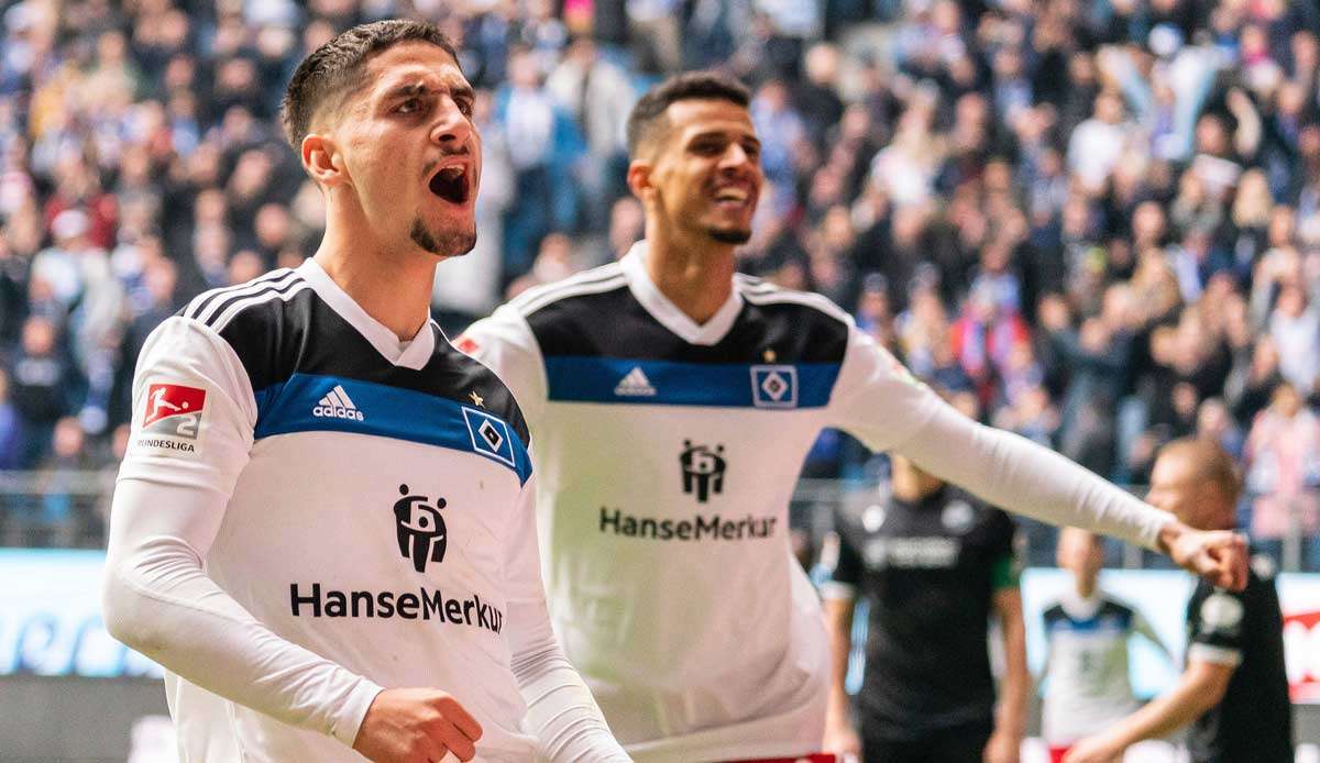 Ludovit Reis traf für den HSV beim Sieg gegen den SV Sandhausen.