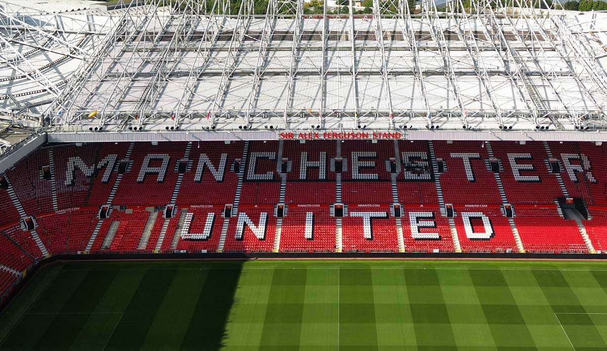 Das Old Trafford, die Heimstatt von Manchester United.