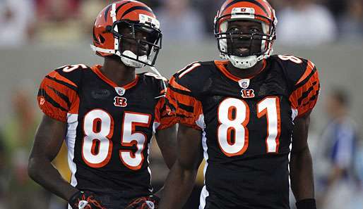 Cincinnatis Wide Receiver Chad Ochocinco und Terrell Owens sind eine der größten NFL-Attraktionen