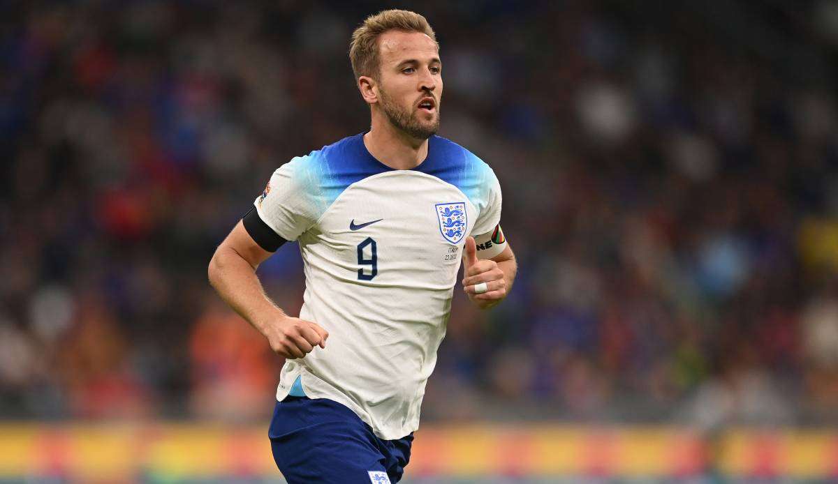 Harry Kane trifft mit England in der Gruppe B heute auf den Iran.