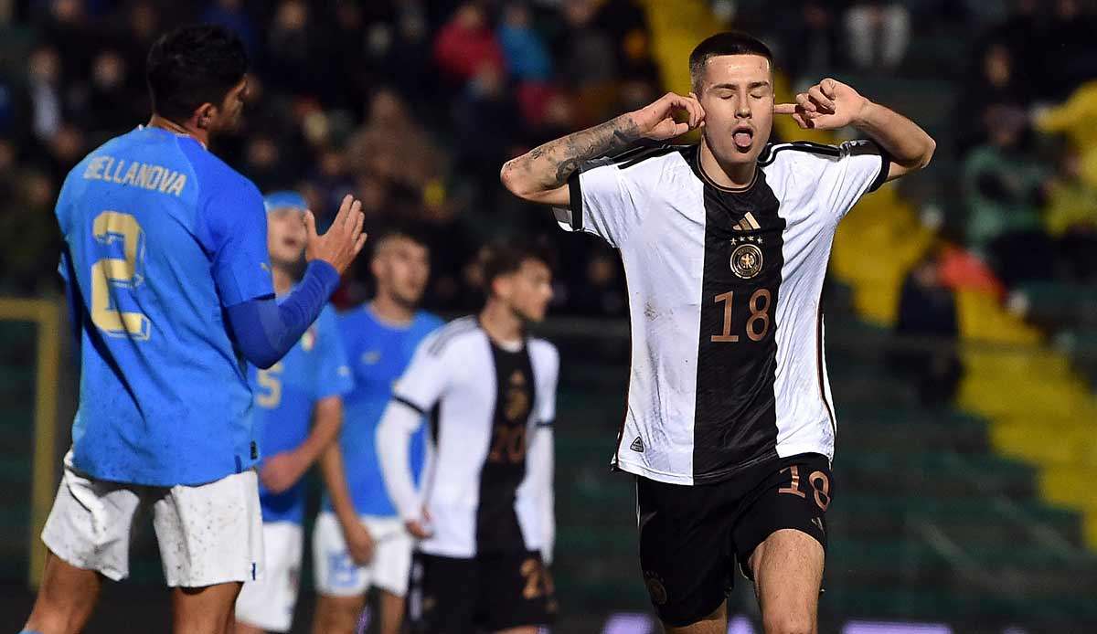 Denis Huseinbasic krönte sein Debüt für die U21-Nationalmannschaft mit seinem ersten Tor.