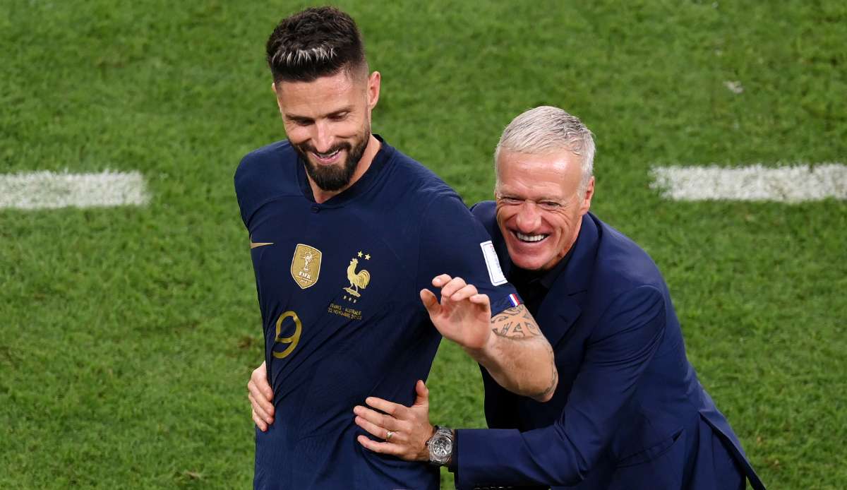 Didier Deschamps kann sich trotz des Ausfalls des Weltfußballers Karim Benzema auf Back-up-Stürmer Olivier Giroud verlassen, der zum Auftakt doppelt traf.