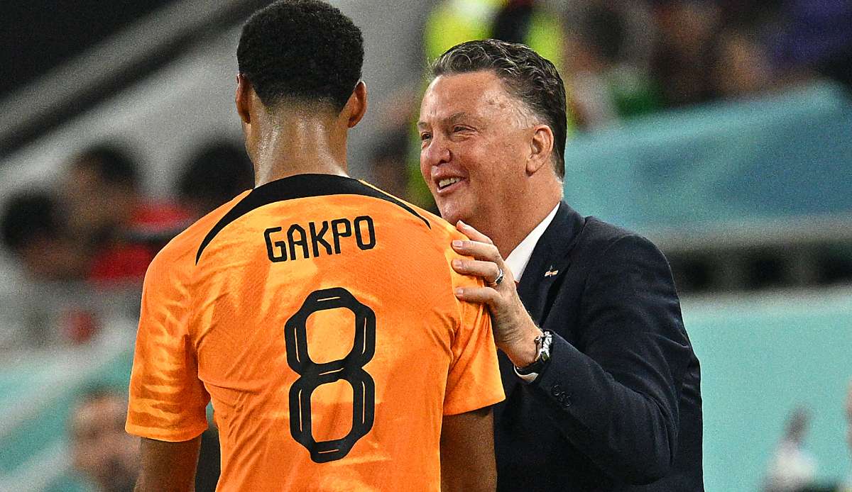 Bondscoach Louis van Gaal will mit den Niederlanden den Titel der WM 2022 holen.