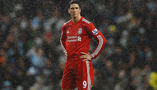Fernando Torres und der FC Liverpool haben noch drei Spielen bislang vier Punkte gesammelt