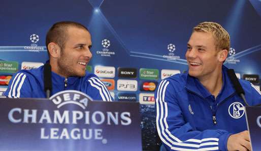 Nicolas Plestan (l.) und Manuel Neuer (r.) haben beide bereits Champions-League-Erfahrung