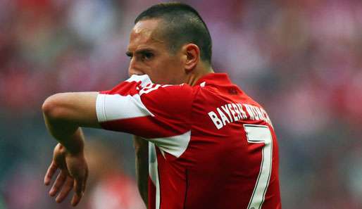 Franck Ribery fehlt gegen den AS Rom aufgrund einer Roten Karte aus der vergangenen CL-Saison
