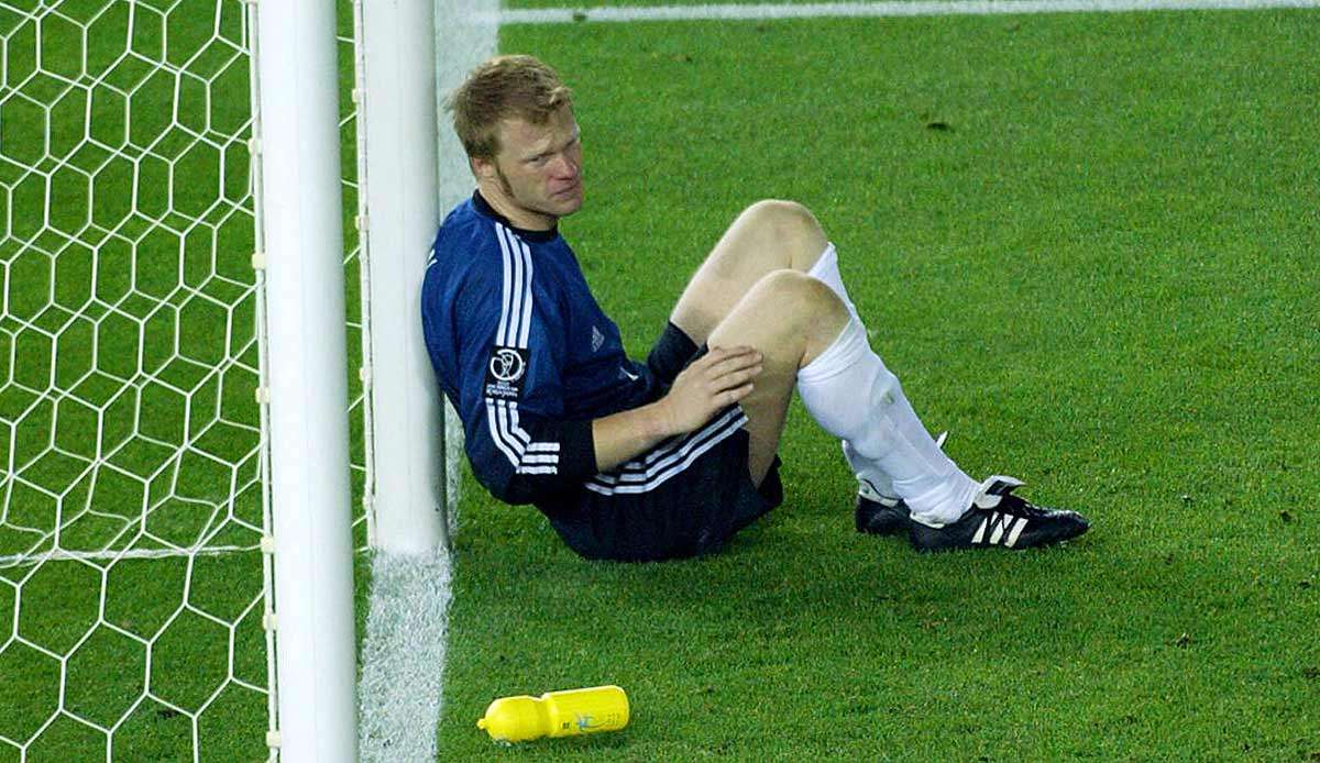 Oliver Kahn patzte im WM-Finale 2002 gegen Brasilien.