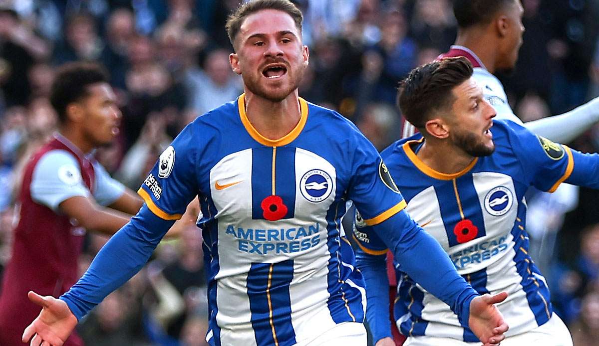 Argentiniens Alexis Mac Allister spielt für Brighton & Hove Albion in der Premier League.