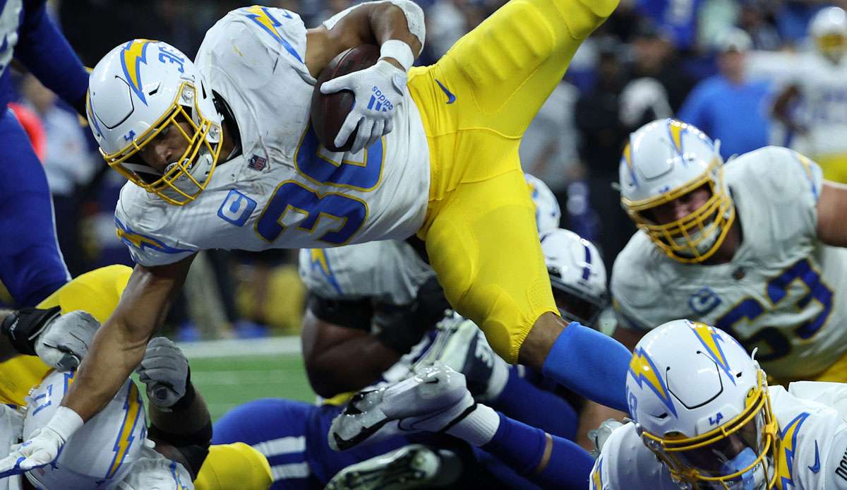 Austin Ekeler erzielte zwei Touchdowns beim Sieg der Chargers in Indianapolis.