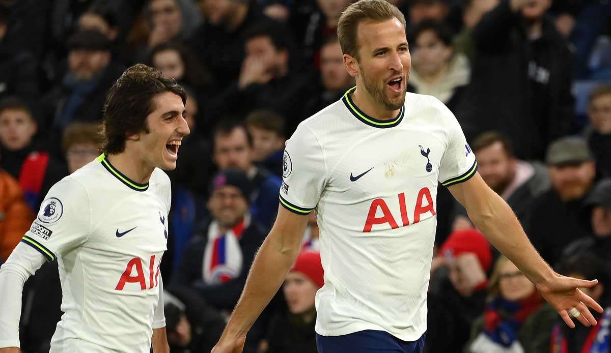 Harry Kane traf doppelt gegen Crystal Palace.