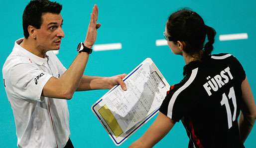 Giovanni Guidetti (l.) darf sich auf das Comeback der wiedergenesenen Christiane Fürst freuen