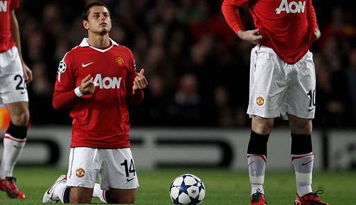 Manchester-Stürmer Javier Hernandez ruft nach dem verkorksten Saisonstart die Götter zu Hilfe