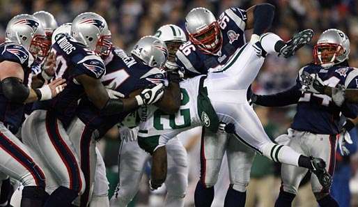 In den Duellen zwischen Patriots und Jets geht es noch härter als gewöhnlich zu