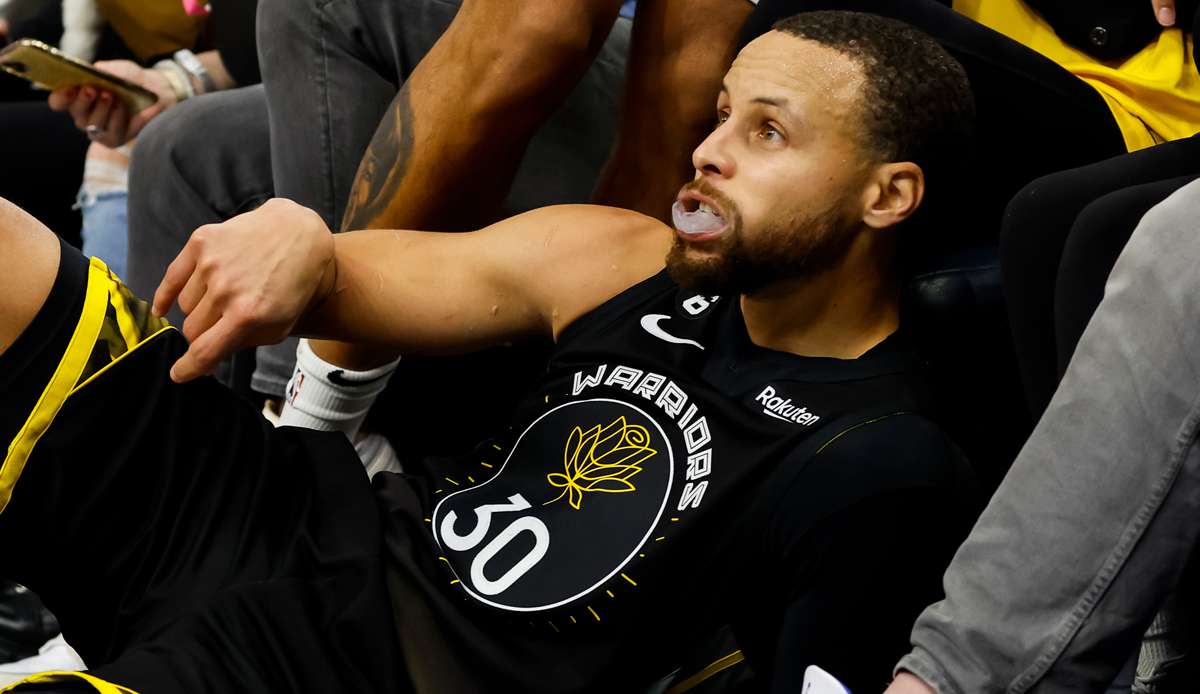 Stephen Curry ging in der zweiten Halbzeit die Luft aus.
