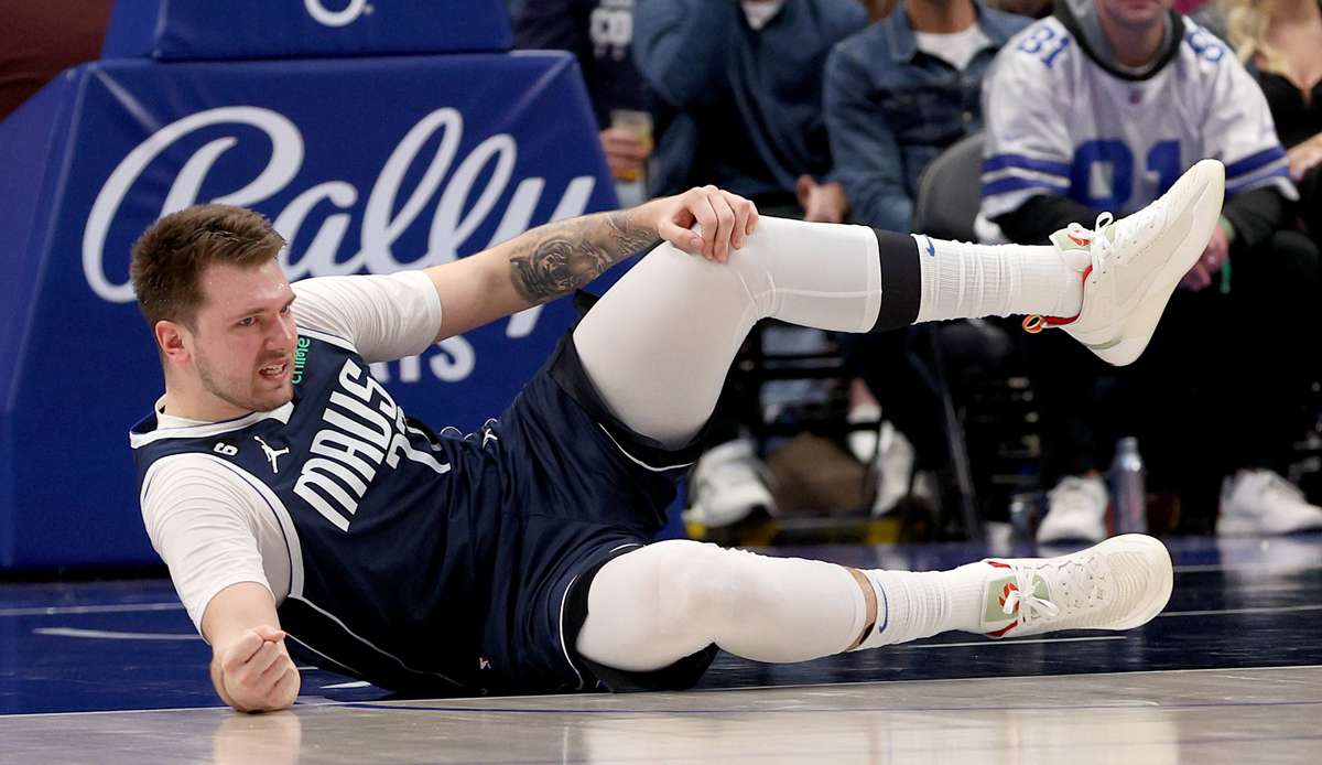 Luka Doncic verletzte sich gegen die New Orleans Pelicans erneut.