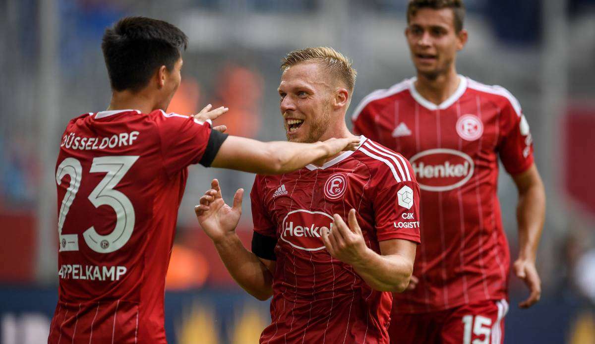 Fortuna Düsseldorf will heute den Einzug ins Pokal-Viertelfinale feiern.