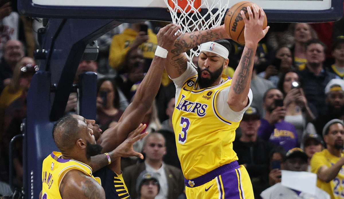 Anthony Davis war der Matchwinner für die Lakers in Indianapolis.
