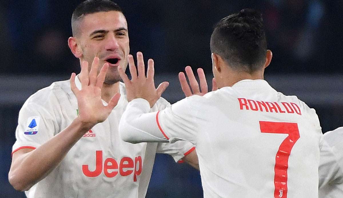 Merih Demiral und Cristiano Ronaldo gemeinsam im Trikot von Juventus Turin.