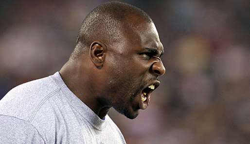 Running back Brandon Jacobs wurde 2005 in Runde vier von den New York Giants gedraftet