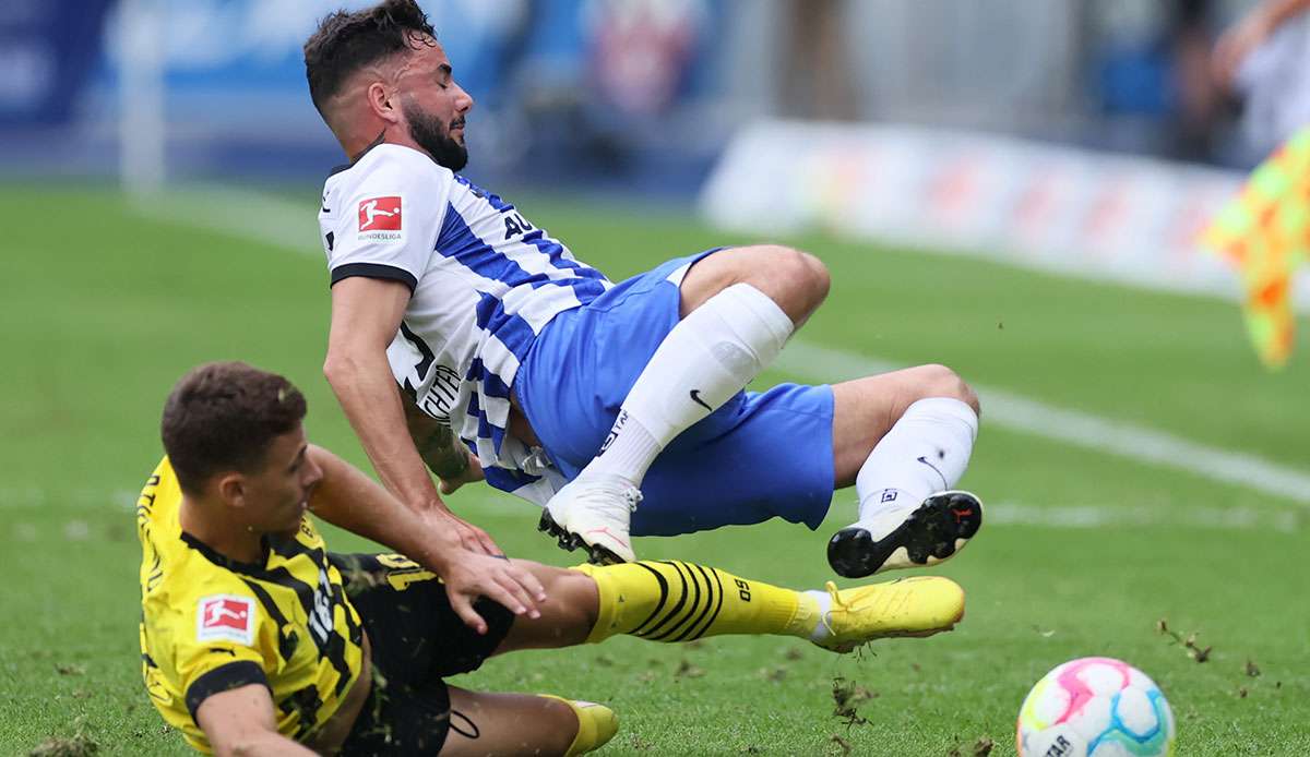 Das Hinspiel in Berlin hat der BVB 1:0 gewonnen.