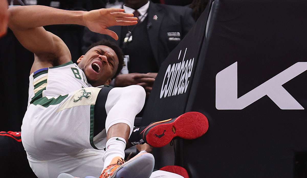 Giannis Antetokounmpo könnte eine Pause drohen.