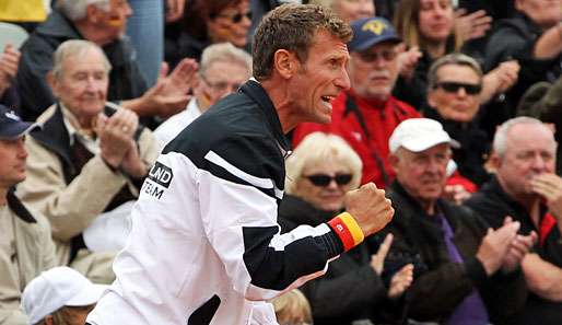 Bundestrainer Patrik Kühnen muss mit seinem Davis-Cup-Team in Kroatien antreten