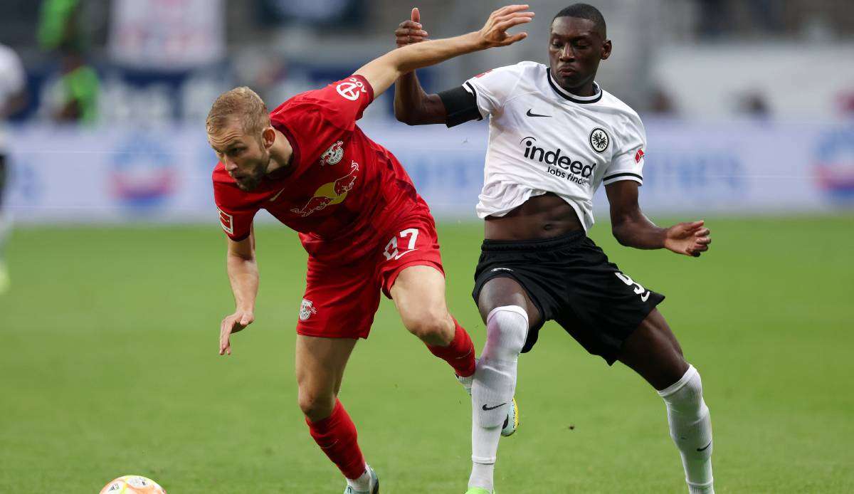 Das Hinspiel gewann Eintracht Frankfurt gegen RB Leipzig mit 4:0.