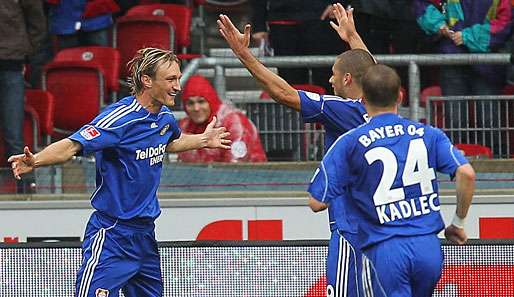 Sami Hyypiä eröffnete den Torreigen beim 4-1 Sieg gegen schwache Schwaben