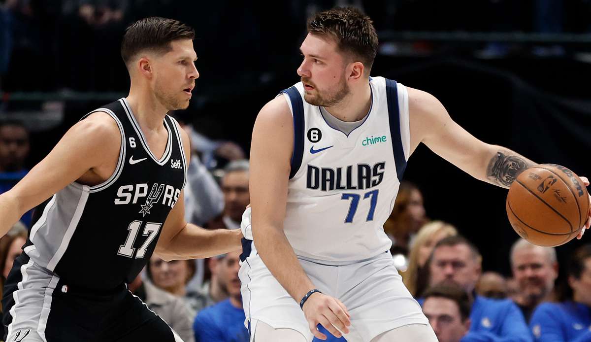 Luka Doncic konnte sich im vierten Viertel für die Dallas Mavericks auf der Bank ausruhen.
