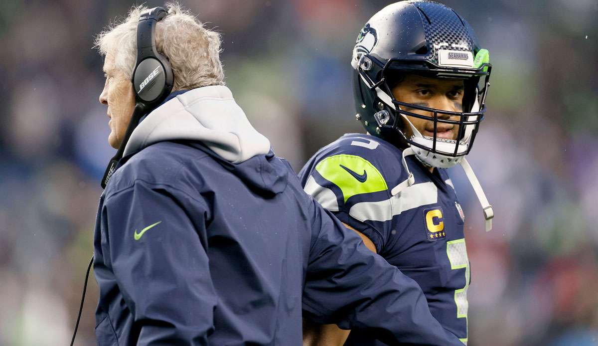 Pete Carroll und Russell Wilson erreichten gemeinsam zwei Super Bowls.