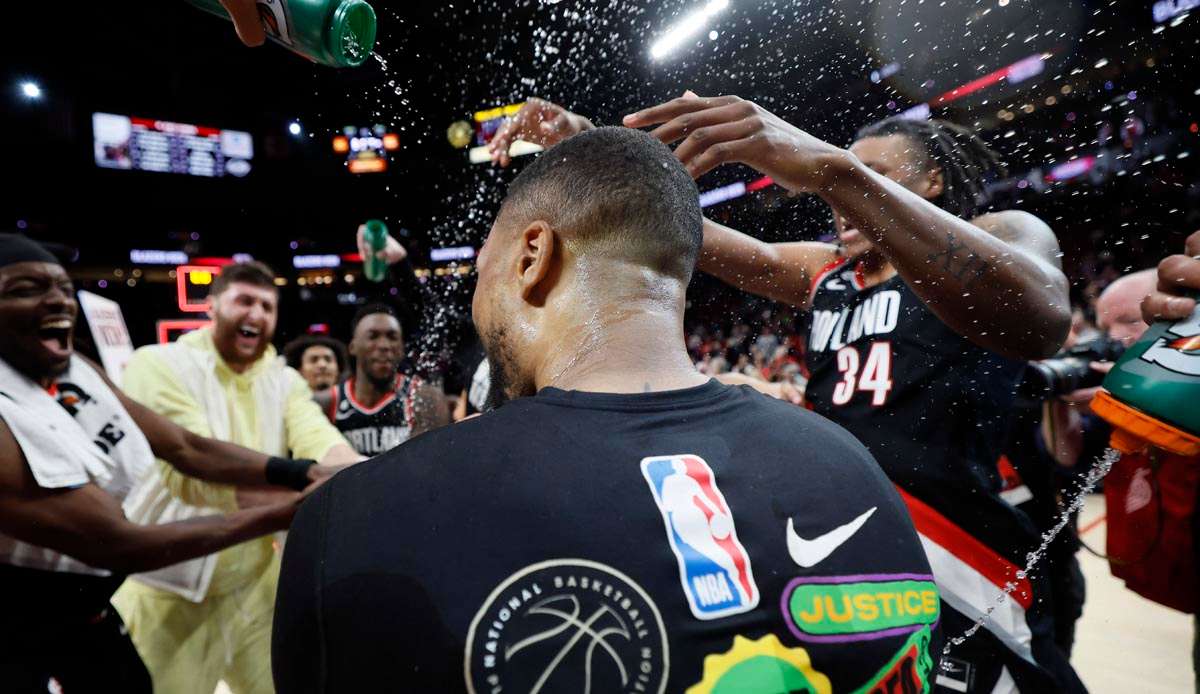 Damian Lillard pulverisierte gegen Houston seinen Karrierebestwert.