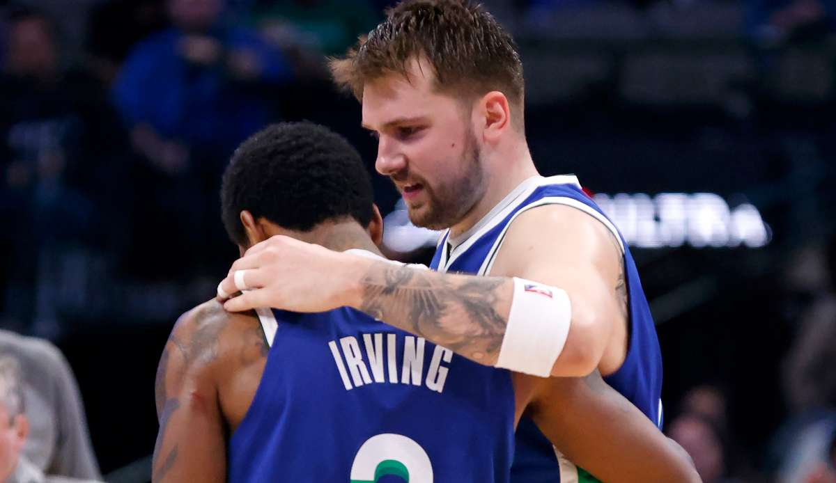 Luka Doncic und Kyrie Irving erzielten jeweils über 40 Punkte.