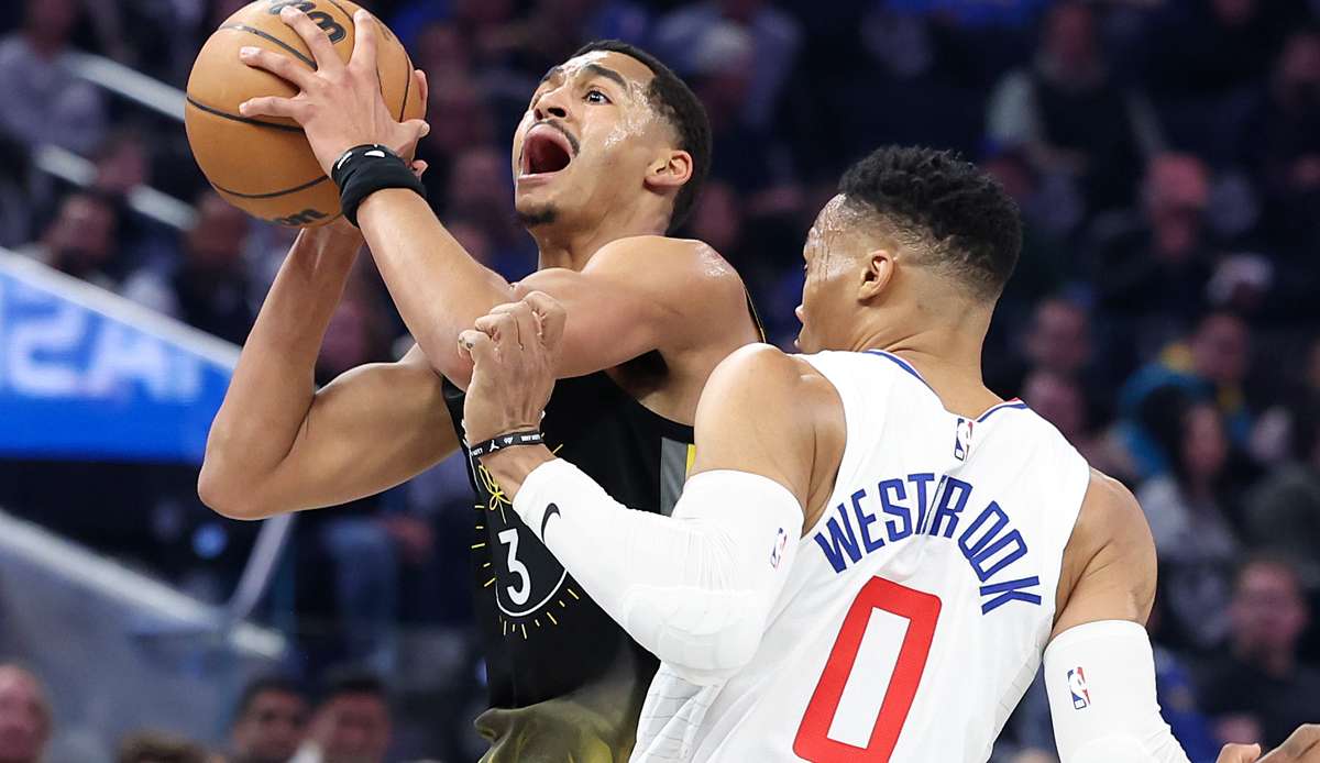Jordan Poole erzielte im dritten Viertel 22 Punkte.