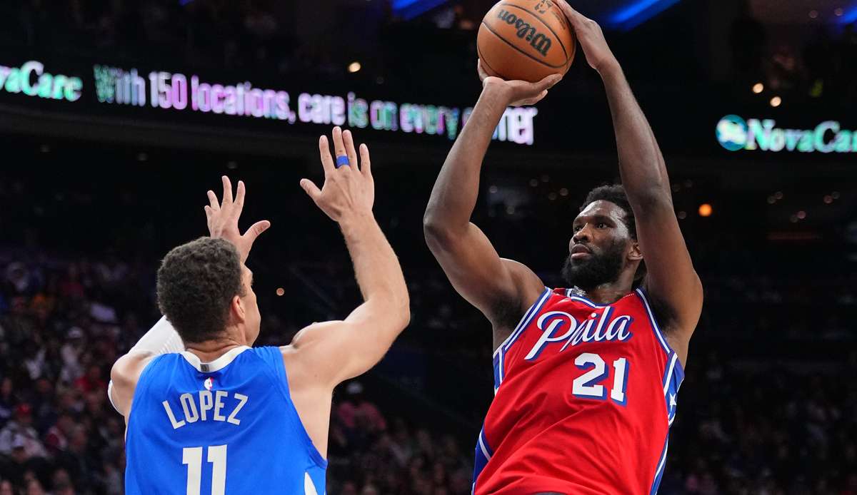 Joel Embiid beendete die Siegesserie der Milwaukee Bucks.