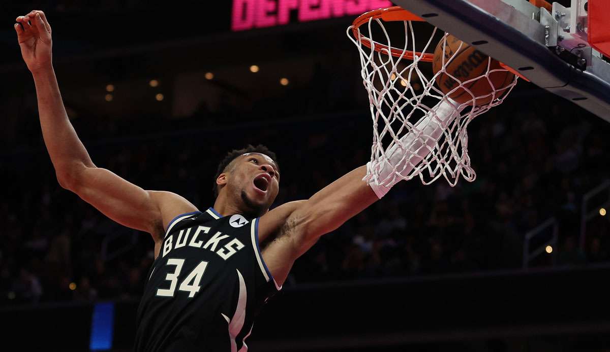 Giannis Antetokounmpo hat nun doch kein Triple Double gegen Washington erzielt.